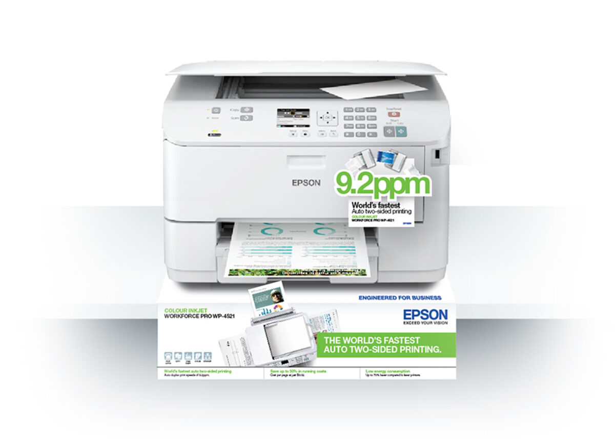 Epson product marketing collateral