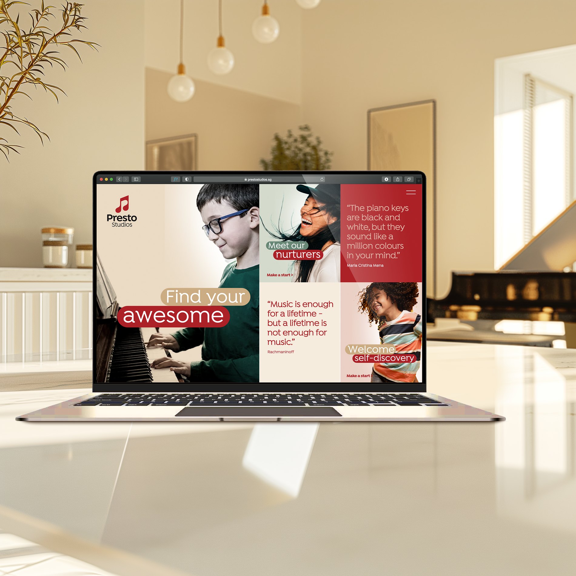 Building a new identity for Presto Studios